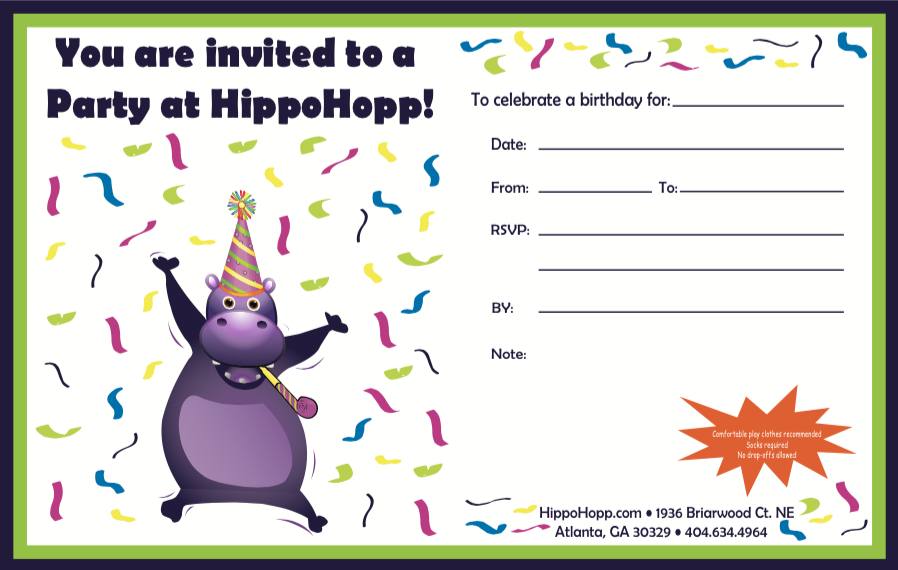 Birthday Invitations